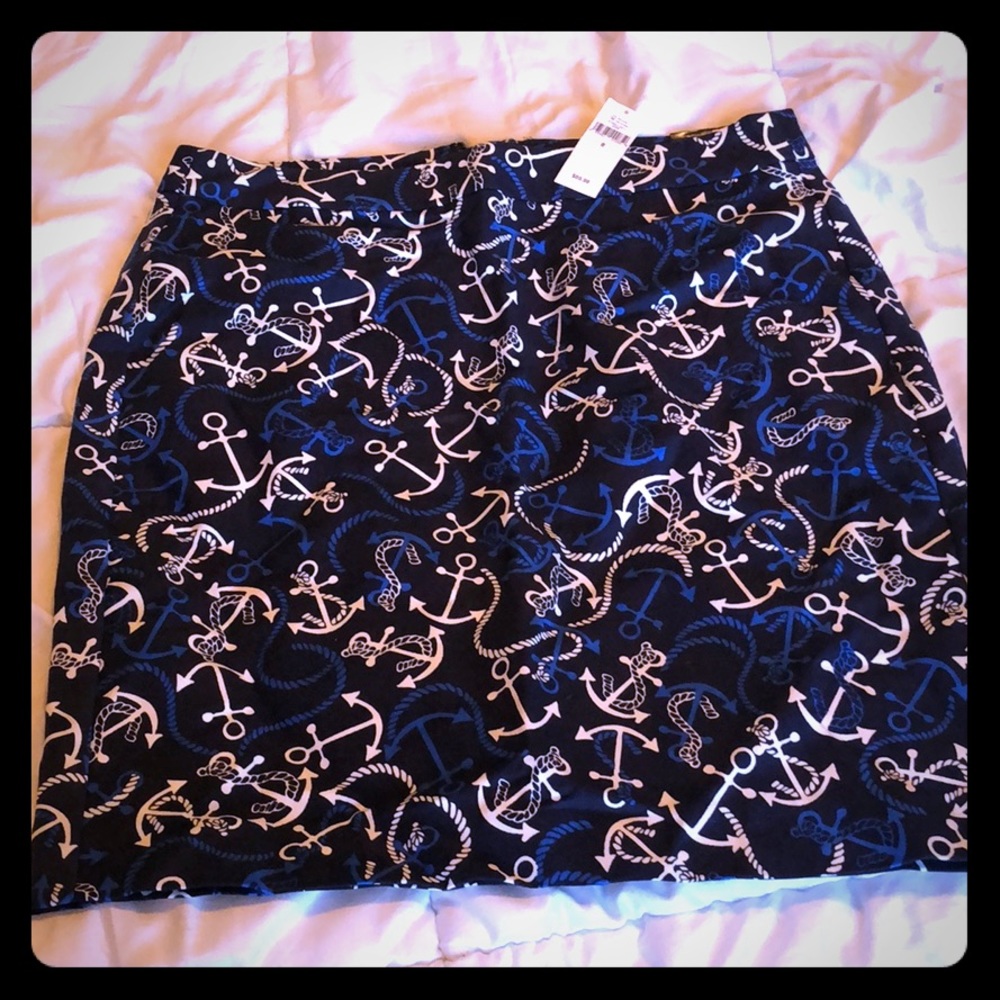 Banana Republic Anchor pencil skirt.
